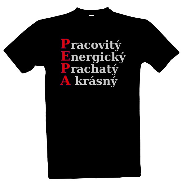 Tričko s potiskem Pepa
