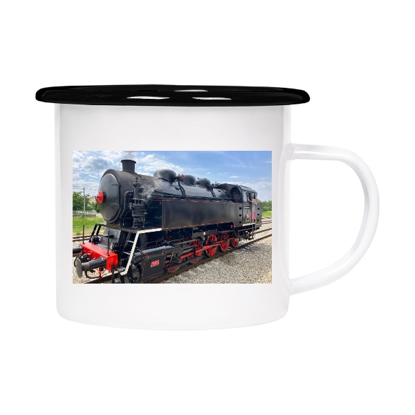 Plecháček parní lokomotiva